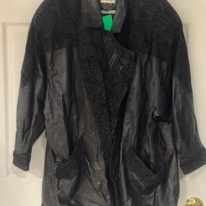 Vintage Black Leather Jacket